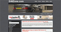 Desktop Screenshot of e46zone.com